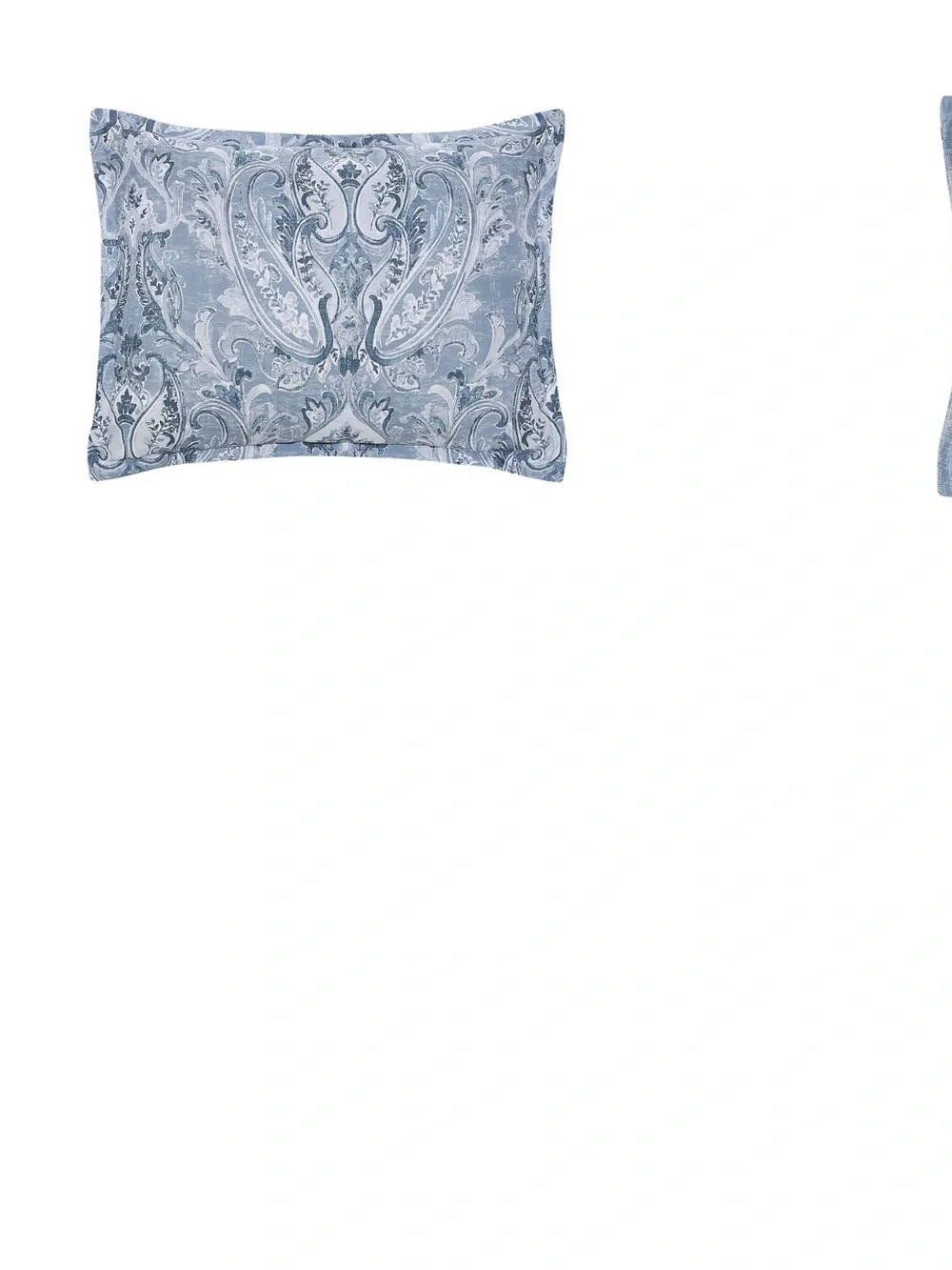 Reversible Paisley Comforter Set - Blue